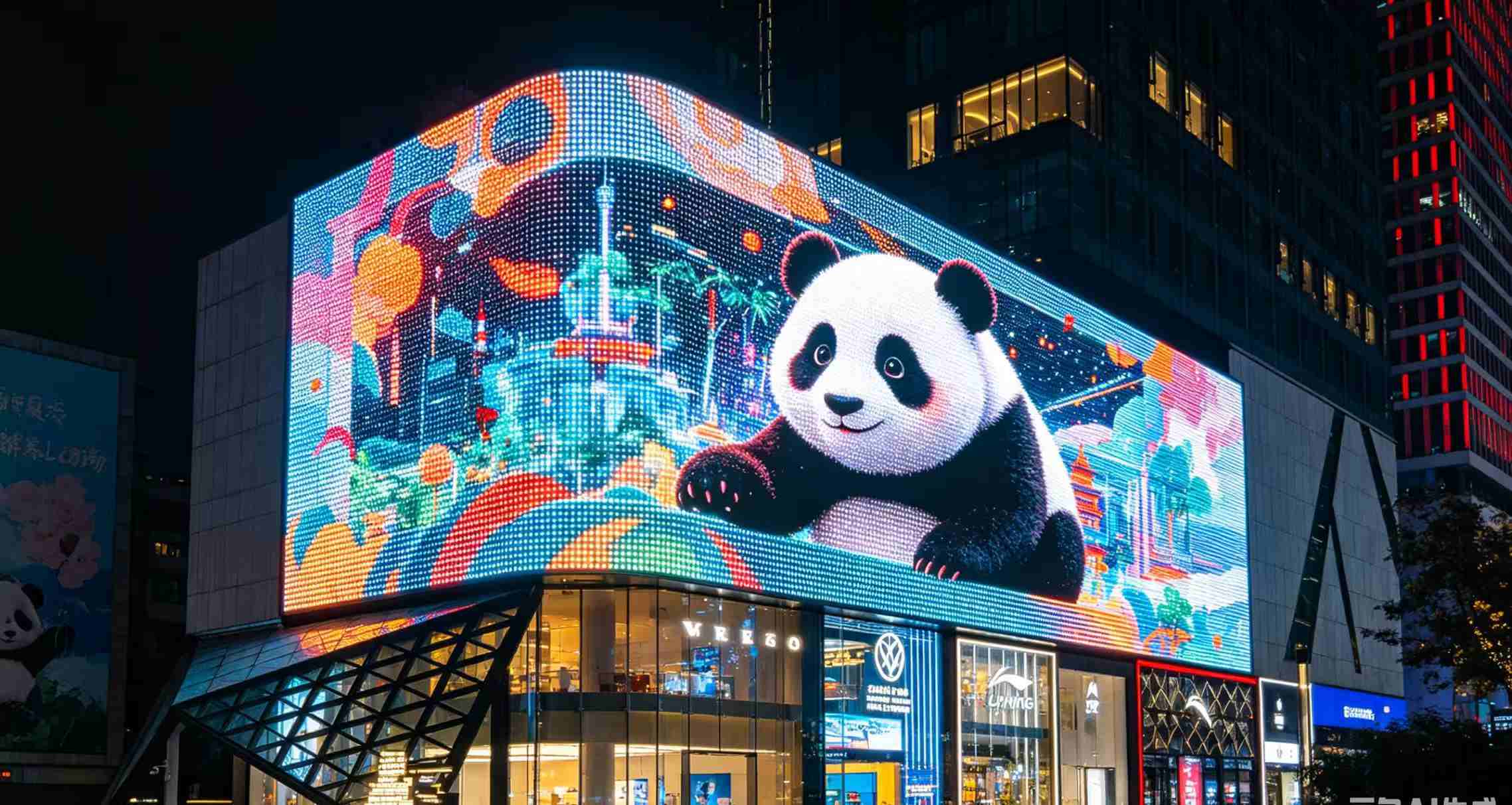 商业广告|固装LED屏解决方案